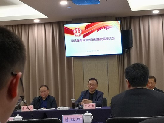 全國人大代表、方大集團董事長熊建明參加司法保障民營經濟健康發展座談會